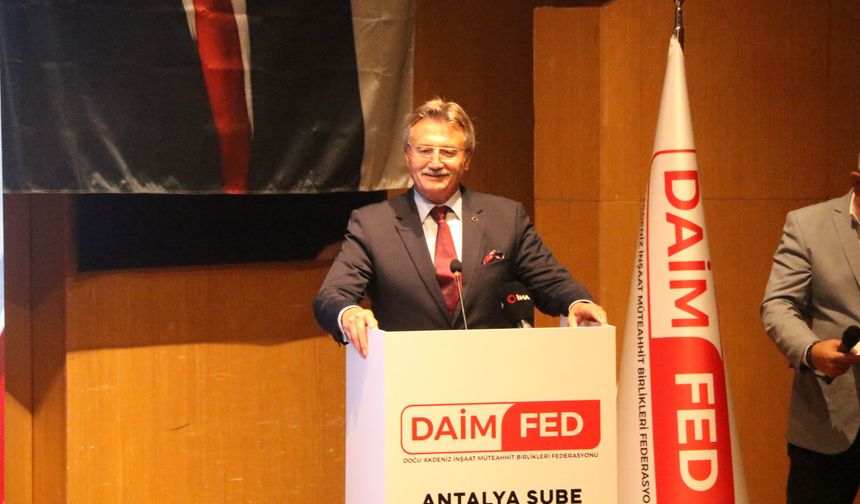 "Antalya yapı stoku olarak ciddi sıkıntıları olan bir şehir"