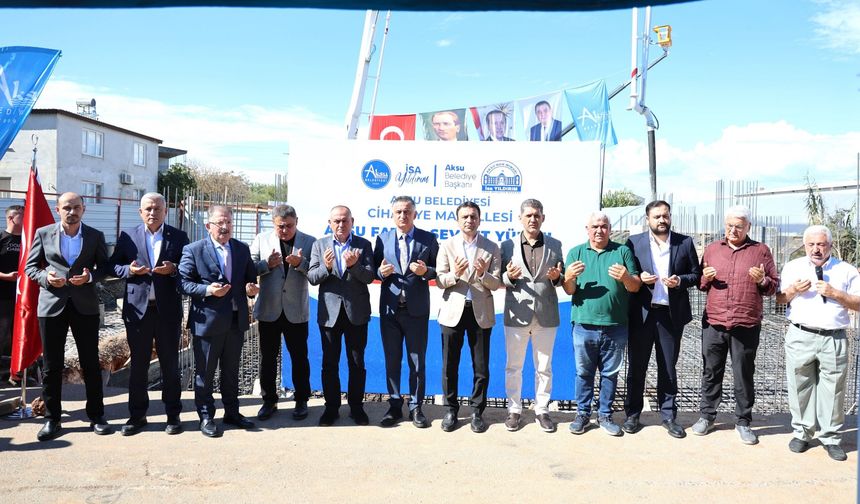 Aksu Fatma-Şevket Yüksel Aile Sağlığı Merkezi'nin temeli atıldı