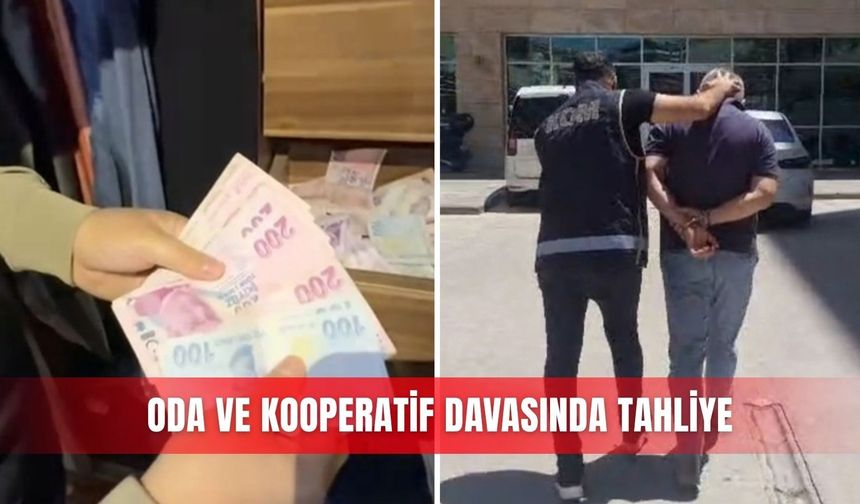 Oda ve kooperatif davasında tahliye