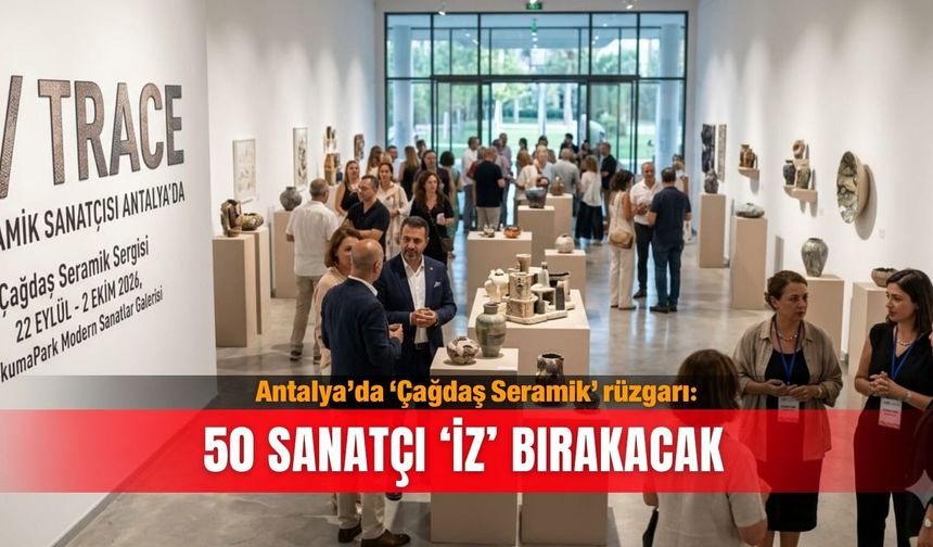 Antalya’da ‘Çağdaş Seramik’ rüzgarı: 50 sanatçı ‘iz’ bırakacak