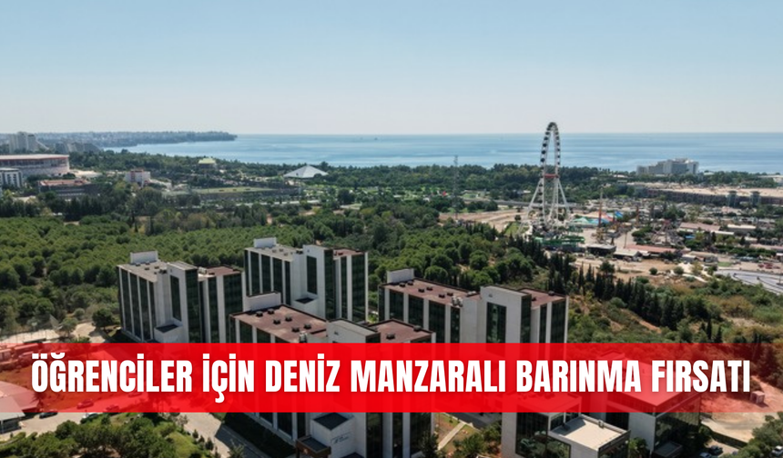 Öğrenciler için deniz manzaralı barınma fırsatı