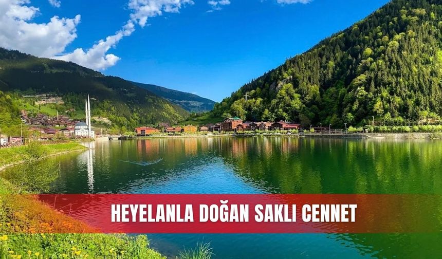 Heyelanla doğan saklı cennet