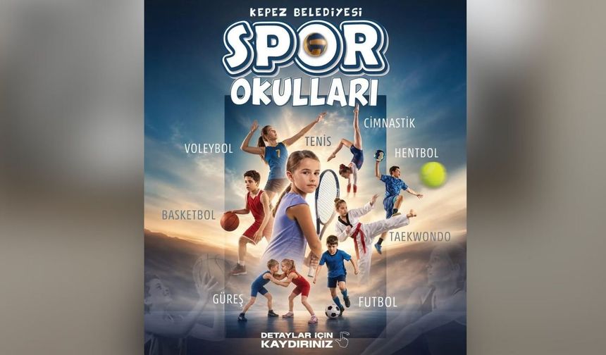 Kepez Belediyesi Spor Okulları'nda yeni dönem heyecanı başladı