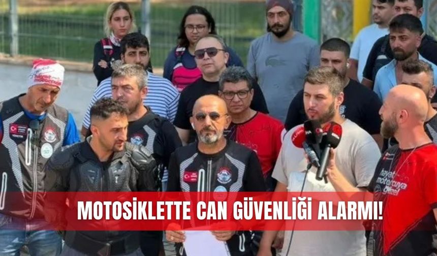 Motosiklette can güvenliği alarmı!