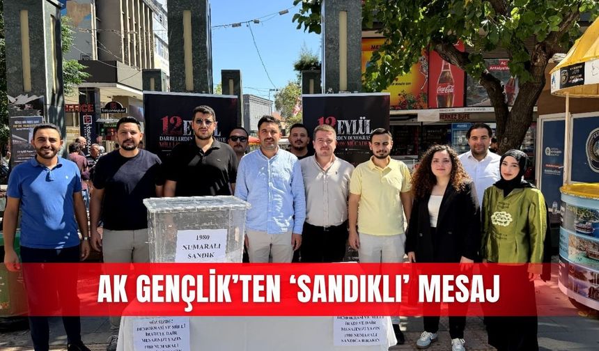 AK Gençlik’ten ‘sandıklı’ mesaj