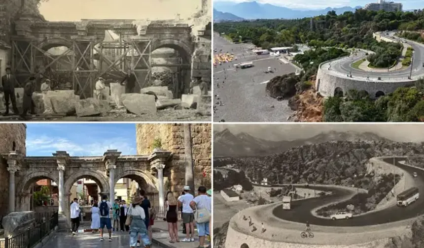 Antalya'nın geçmişi ve bugünü fotoğraf karelerinde