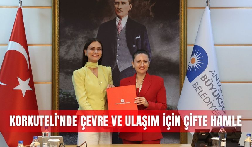 Korkuteli’nde çevre ve ulaşım için çifte hamle