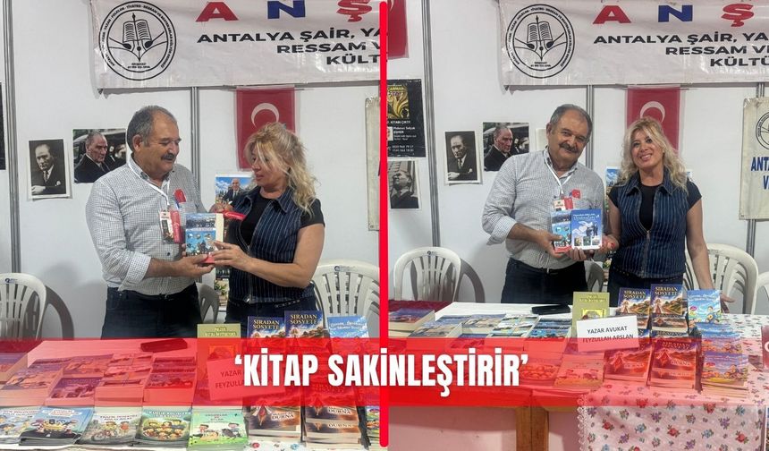 ‘Kitap sakinleştirir’