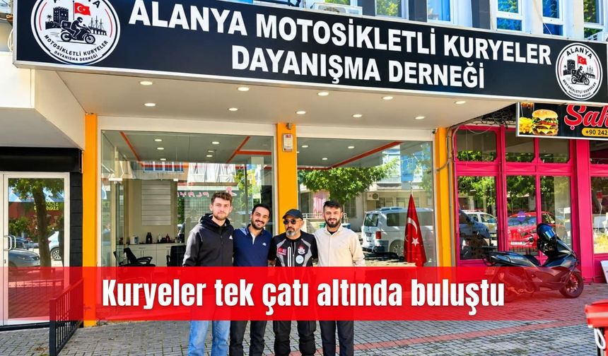 Kuryeler tek çatı altında buluştu