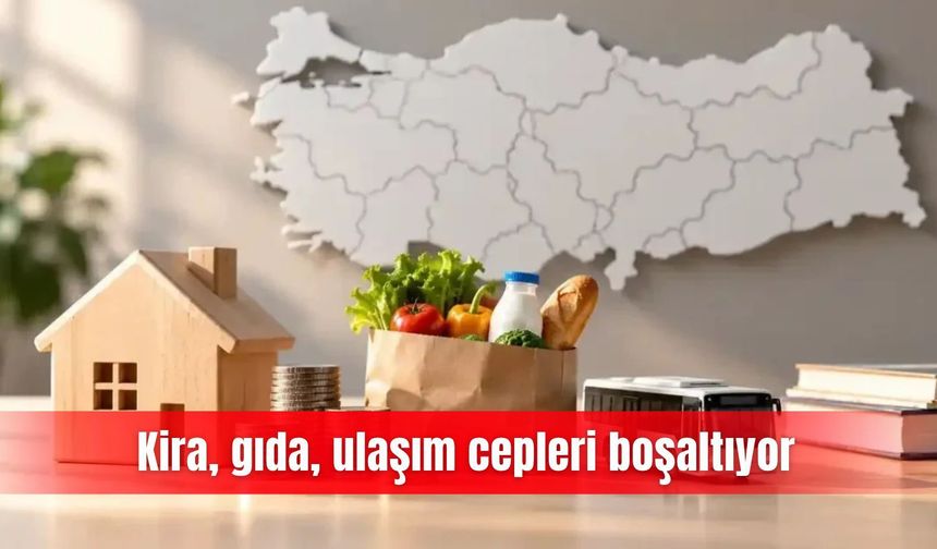 Kira, gıda, ulaşım cepleri boşaltıyor