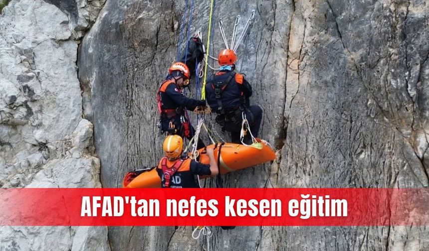 AFAD'tan nefes kesen eğitim