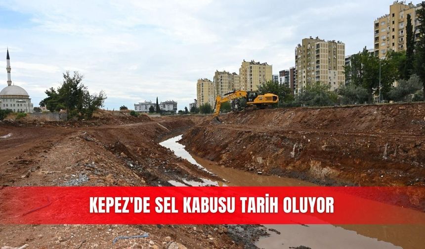 Kepez'de sel kabusu tarih oluyor