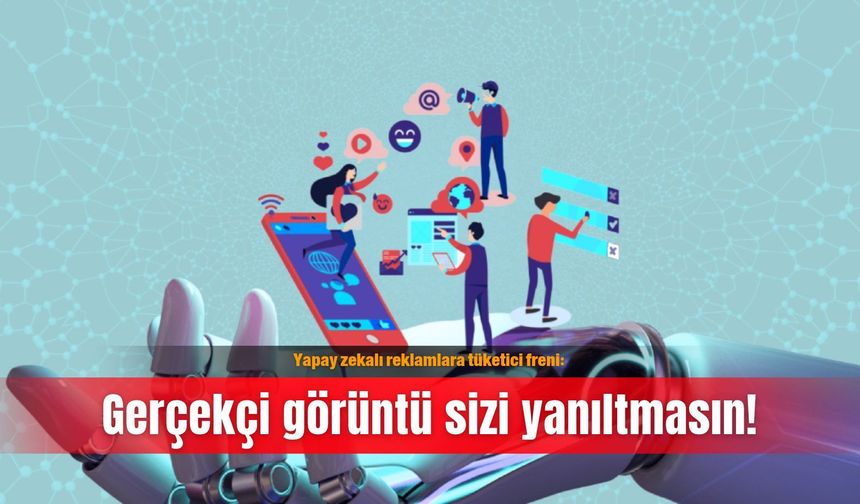 Yapay zekalı reklamlara tüketici freni: Gerçekçi görüntü sizi yanıltmasın!