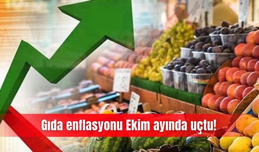 Gıda enflasyonu Ekim ayında uçtu!